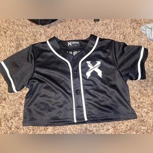 Excision cropped jersey